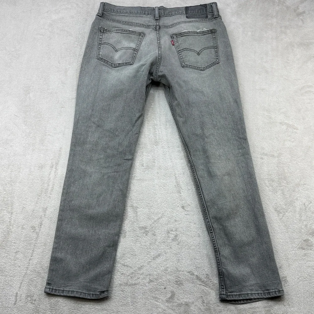 Levi's 511 Slim Fit Jeans Mens 34x30 Gray Stretch Denim Preppy Streetwear